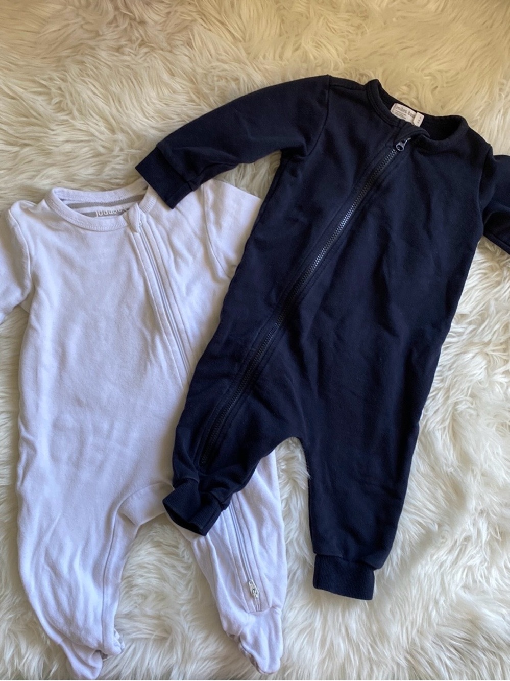 Miles and Juddlies zippered jumper onesie baby bundle